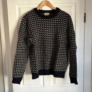 LL bean birdseye sweater vintage